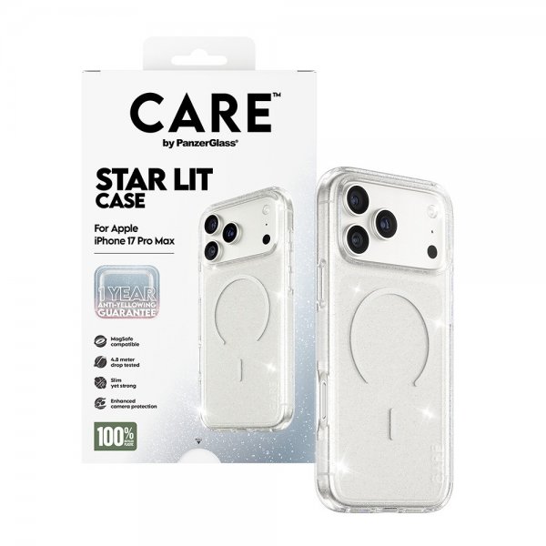 CARE by PanzerGlass iPhone 17 Pro Max Kuori Star Lit MagSafe