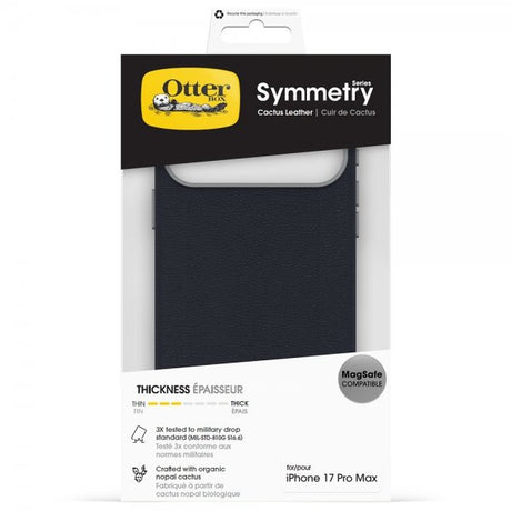 Otterbox iPhone 17 Pro Max -suojakuori Symmetry Cactus Leather MagSafe Blue Sentiment