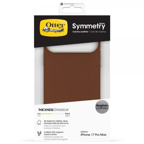 Otterbox iPhone 17 Pro Max Kuori Symmetry Cactus Leather MagSafe Desert Saddle