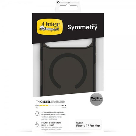 Otterbox iPhone 17 Pro Max/iPhone 18 Pro Max Kuori Symmetry Clear MagSafe Black Mist