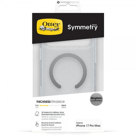 Otterbox iPhone 17 Pro Max/iPhone 18 Pro Max Kuori Symmetry Clear MagSafe Stardust