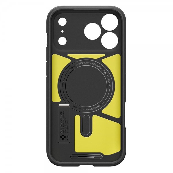 Spigen iPhone 17 Pro Max -suojakuori Tough Armor T MagFit Gunmetal