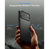 Spigen iPhone 17 Pro Max Kuori Tough Armor T MagFit Musta