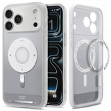 Spigen iPhone 17 Pro Max -kuori Ultra Hybrid Classic MagFit Silver