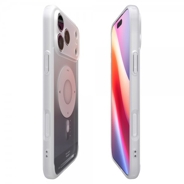 Spigen iPhone 17 Pro Max -kuori Ultra Hybrid Classic MagFit Silver