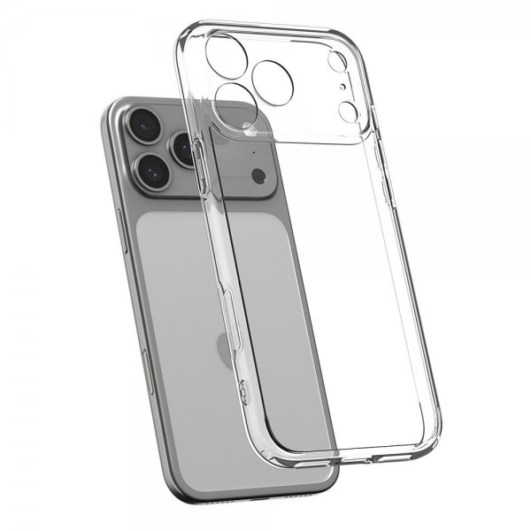 Spigen iPhone 17 Pro Max Ultra Hybrid Crystal Clear -suojakuori