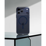Spigen iPhone 17 Pro Max Ultra Hybrid MagFit -suojakuori, kirkas, Deep Blue