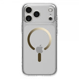 Spigen iPhone 17 Pro Max Ultra Hybrid MagFit Clear Gold -kuori