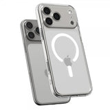 Spigen iPhone 17 Pro Max -suojakuori Ultra Hybrid MagFit Clear White
