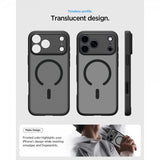 Spigen iPhone 17 Pro Max Ultra Hybrid MagFit Frost Black -suojakuori
