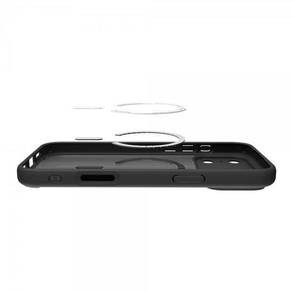 Spigen iPhone 17 Pro Max Ultra Hybrid MagFit Frost Black -suojakuori