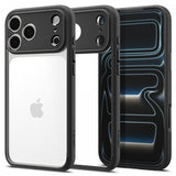 Spigen iPhone 17 Pro Max -suojakuori Ultra Hybrid Matte Black