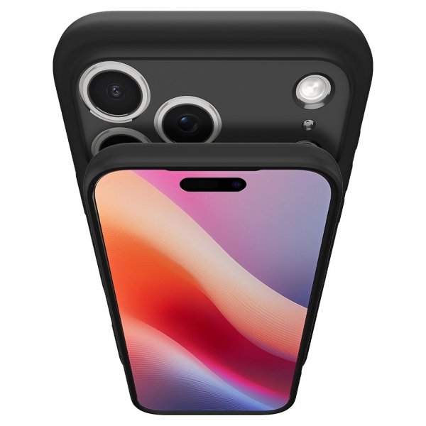 Spigen iPhone 17 Pro Max -suojakuori Ultra Hybrid Matte Black
