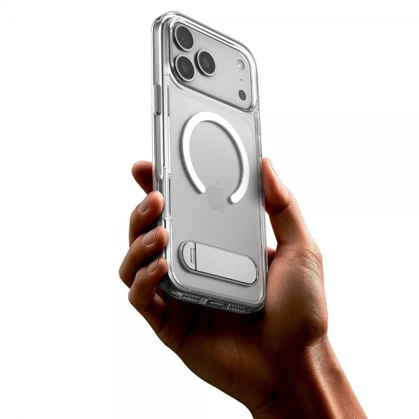Spigen iPhone 17 Pro Max Ultra Hybrid S MagFit kirkas valkoinen kuori