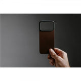 Nomad iPhone 17 Pro Max Skin Mag Nahkatakaosa Rustic Brown