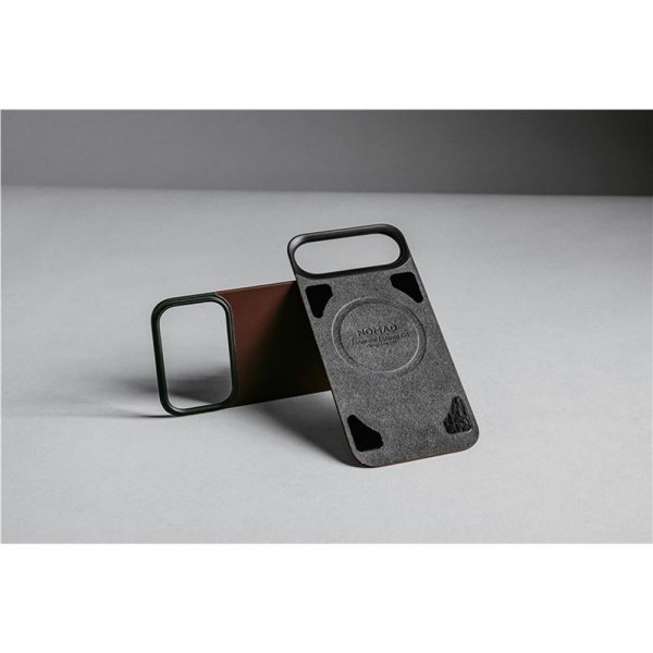 Nomad iPhone 17 Pro Max Skin Mag Nahkatakaosa Rustic Brown