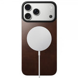 Nomad iPhone 17 Pro Max Skin Mag Nahkatakaosa Rustic Brown
