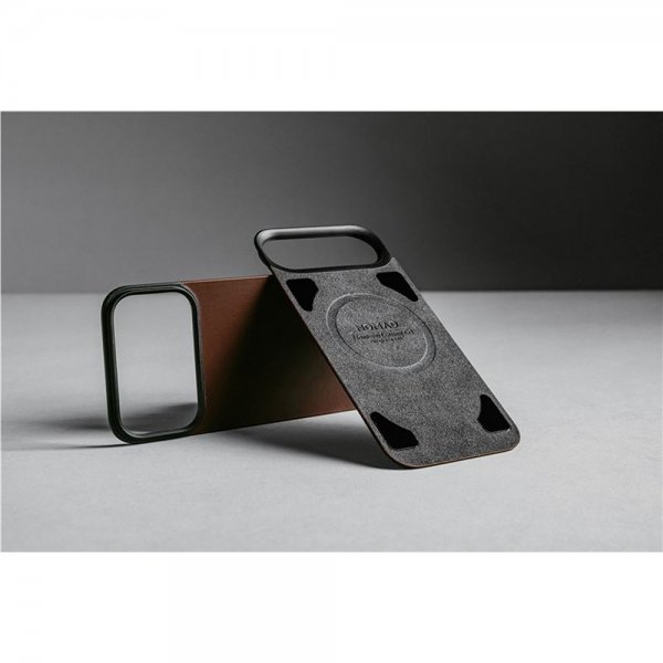Nomad iPhone 17 Pro Max Skin Mag Nahkaselkä Musta