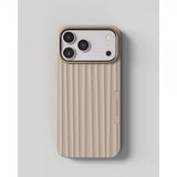Nudient iPhone 17 Pro -kuori Bold Case MagSafe Linen Beige