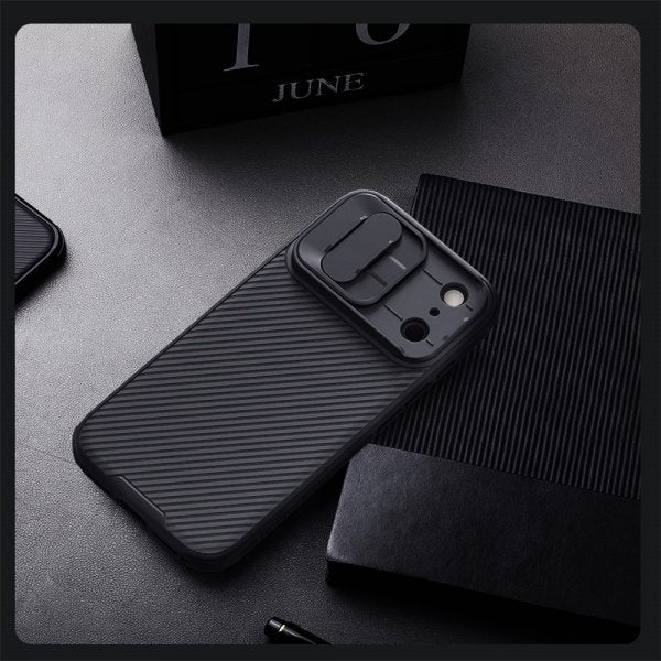 Nillkin iPhone 17 Pro CamShield Pro MagSafe -suojakuori, musta