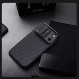 Nillkin iPhone 17 Pro CamShield Pro MagSafe -suojakuori, musta