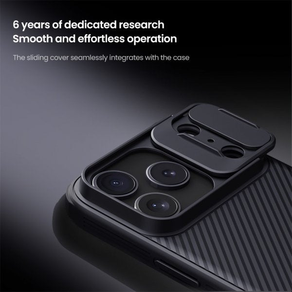 Nillkin iPhone 17 Pro CamShield Pro MagSafe -suojakuori, musta