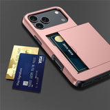 iPhone 17 Pro Kotelo Korttilokero Ruusukulta