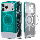 Spigen iPhone 17 Pro -suojakuori Classic C1 MagFit Bondi Blue