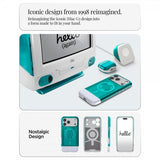 Spigen iPhone 17 Pro -suojakuori Classic C1 MagFit Bondi Blue