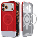 Spigen iPhone 17 Pro -kuori Classic C1 MagFit Ruby