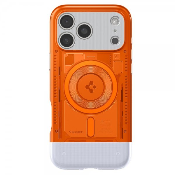 Spigen iPhone 17 Pro Classic C1 MagFit Tangerine -suojakuori