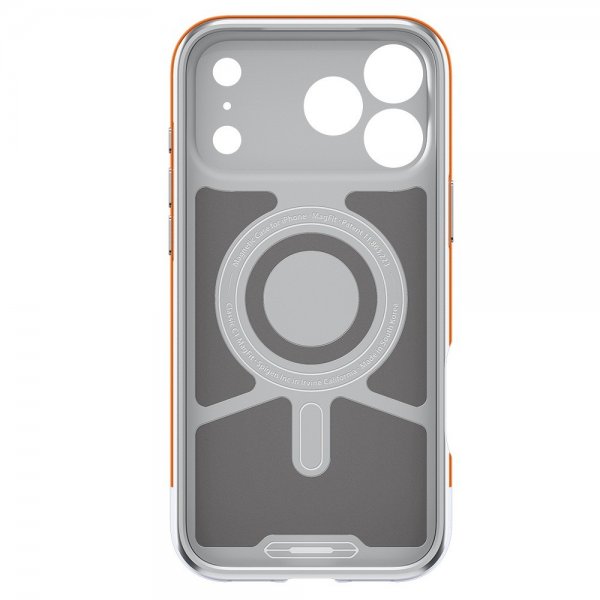 Spigen iPhone 17 Pro Classic C1 MagFit Tangerine -suojakuori