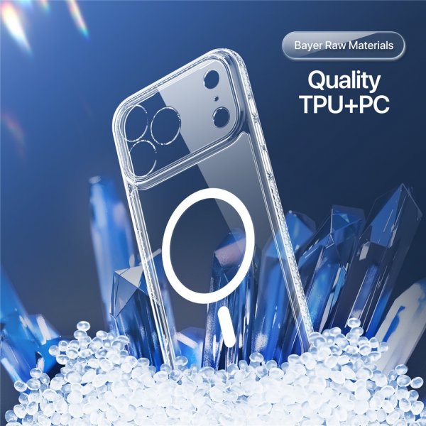 Dux Ducis iPhone 17 Pro -suojakuori Clin-sarja MagSafe Läpinäkyvä