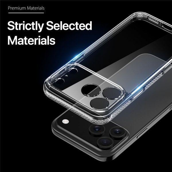 Dux Ducis iPhone 17 Pro -suojakuori, Clin-sarja, läpinäkyvä