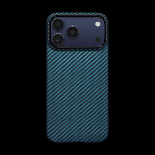 Pitaka iPhone 17 Pro -kuori Edge Black/Blue Twill