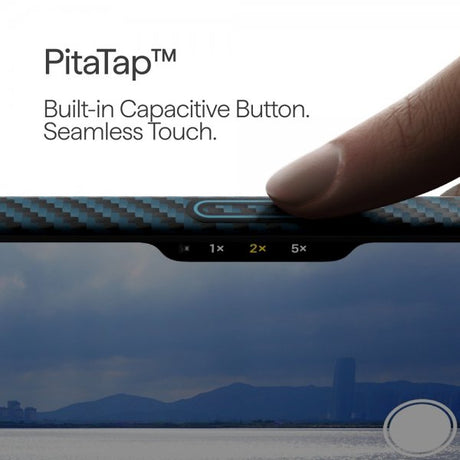 Pitaka iPhone 17 Pro -kuori Edge Black/Blue Twill