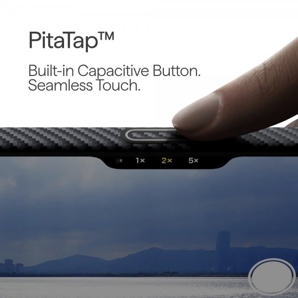 Pitaka iPhone 17 Pro Kuori Edge Black/Grey Twill