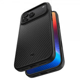 Spigen iPhone 17 Pro -kuori Enzo Aramid T MagFit musta