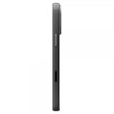 Spigen iPhone 17 Pro -kuori Enzo Aramid T MagFit musta hopea