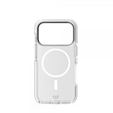 Tech21 iPhone 17 Pro Suojakuori EvoCrystal MagSafe Metallic Silver