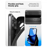 Spigen iPhone 17 Pro -suojakuori Liquid Air Matte Black
