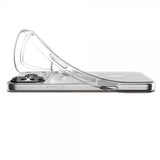 Spigen iPhone 17 Pro -suojakuori Liquid Crystal MagFit Clear White