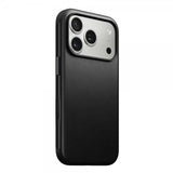 Nomad iPhone 17 Pro -kuori, moderni nahkakuori, musta