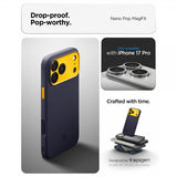 Spigen iPhone 17 Pro -kuori Nano Pop MagFit Blueberry Navy