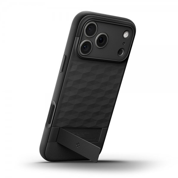 Spigen iPhone 17 Pro -kuori Parallax S MagFit, mattamusta