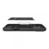 Spigen iPhone 17 Pro -kuori Parallax S MagFit, mattamusta