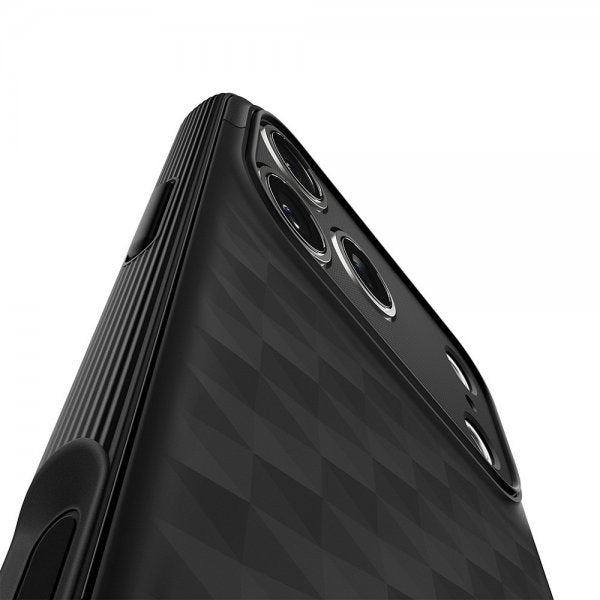 Spigen iPhone 17 Pro -kuori Parallax S MagFit, mattamusta