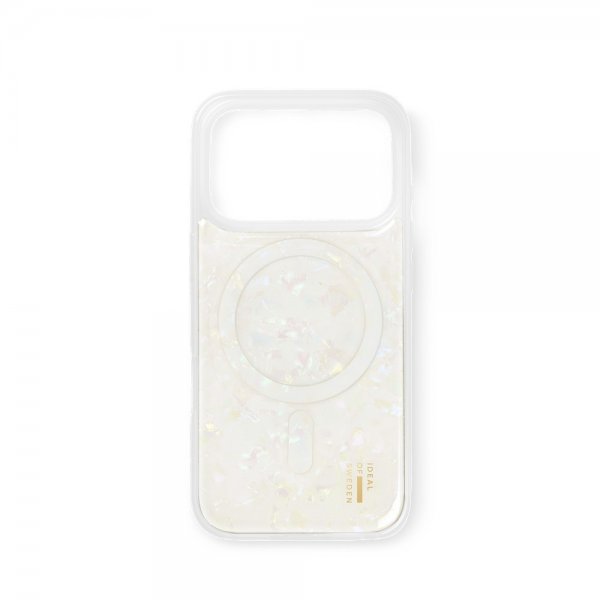 Ideal of Sweden iPhone 17 Pro -kuori Pearlised Case MagSafe, valkoinen