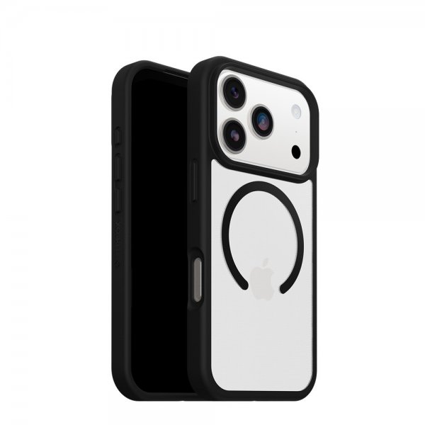 Otterbox iPhone 17 Pro -kuori React MagSafe Black Crystal
