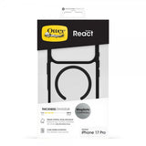 Otterbox iPhone 17 Pro -kuori React MagSafe Black Crystal